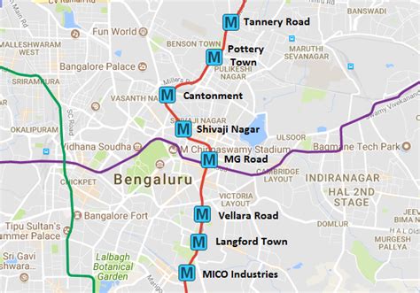 Bangalore metro map - fujza