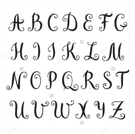 Fancy Calligraphy Letters Alphabet - Calligraphy letters alphabet l upper and lower case & more ...