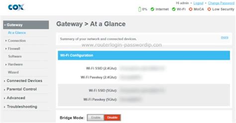 Cox Router Login IP - Username And Password | Cox Router Login Reset ...