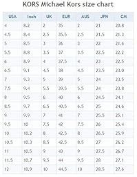 Michael Kors Shoe Size Chart Women