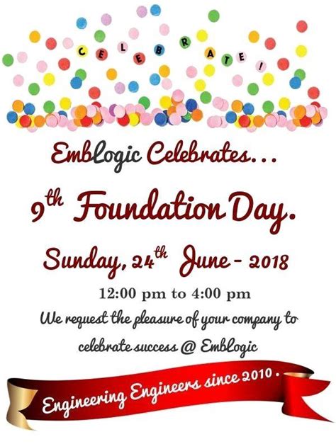 Foundation Day Celebration - Noida | MeraEvents.com