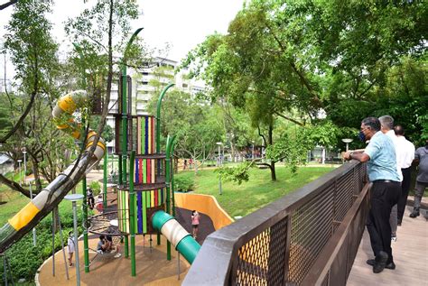 New Bukit Batok Central playground has long tube slide for the young at ...