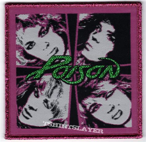 POISON "Look What The Cat Dragged In" bootleg woven patch | TShirtSlayer TShirt and BattleJacket ...