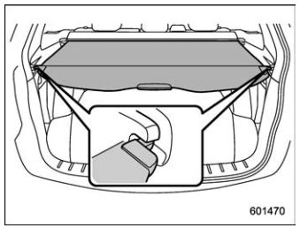 Subaru Forester - Using the cover - Cargo area cover (if equipped)