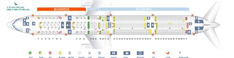 Seat map Boeing 777-300 Cathay Pacific. Best seats in the plane