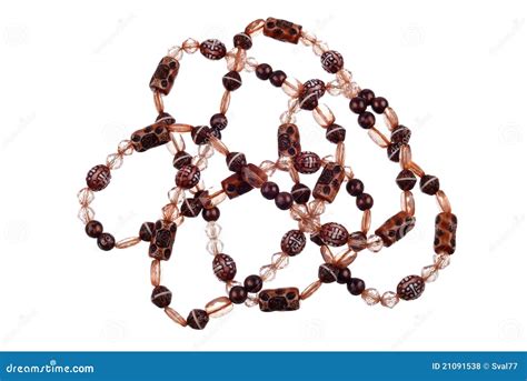 Jewellery on a White Background Stock Photo - Image of brown, accessory: 21091538