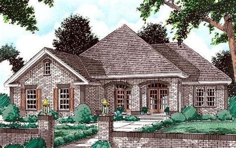 European Style with 3 Bed, 2 Bath, 2 Car Garage in 2023 | House plans ...