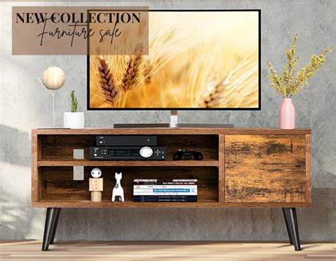 TV Stand Mid-century Modern TV Stand & Entertainment Center - Etsy