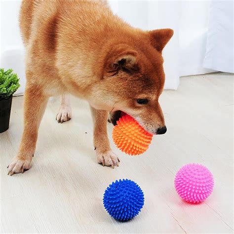 Cute Vinyl Ball Toy Dog Pet Fun Ball Biting Chewing Toys for Dog Accessories pet dog products-in ...