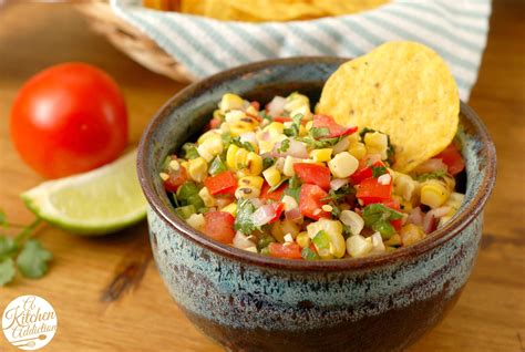 Grilled Corn Salsa - A Kitchen Addiction