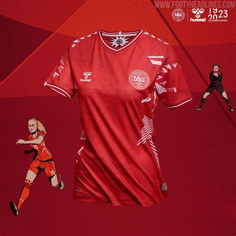 Denmark Women 2023 Women's World Cup Home & Away Kits Released - Footy Headlines