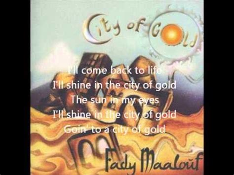 City of Gold (Lyrics) - YouTube