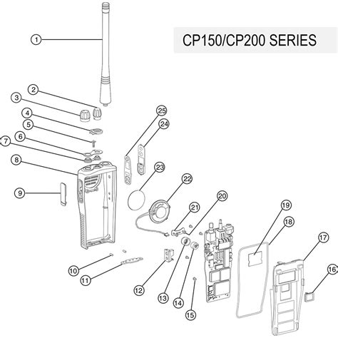 Motorola 1386440Z02 Escutcheon 16 Channel Radios - Radioparts