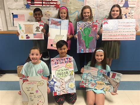 Fifth Grade Poster Contest Recognizes Constitution Week – Blue Ribbon News