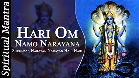 Hari Om Namo Narayana || Shreeman Narayan Narayan Hari Hari || Narayana ...