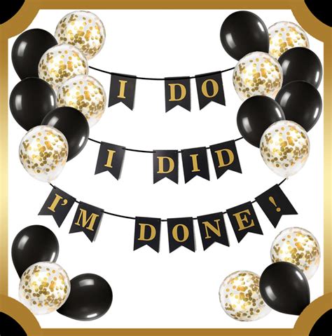 Divorce Party Decorations Kit 10 Divorce Photo Booth Props, I Do I Did ...