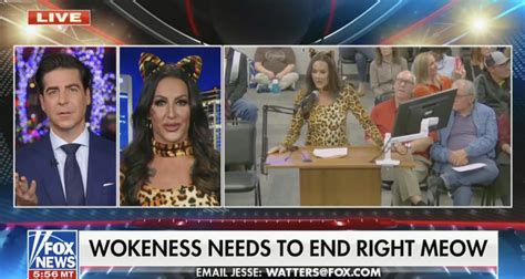 Jesse Watters Interviews Woman Dressed as a Cat to Protest Woke Schools ...