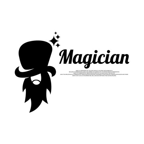 magician logo design 7979036 Vector Art at Vecteezy