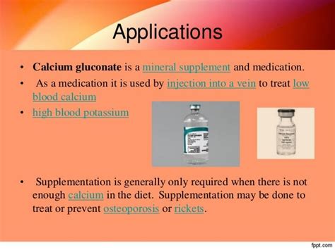 Calcium gluconate