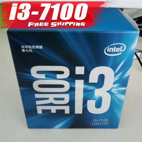 Intel Core series Processor I3 7100 I3 7100 CPU LGA 1151 land FC LGA ...