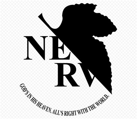 HD Black Nerv Logo PNG | Citypng