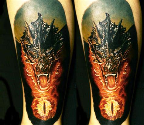 Smaug dragon tattoo by Andrey Kolbasin | Post 13536