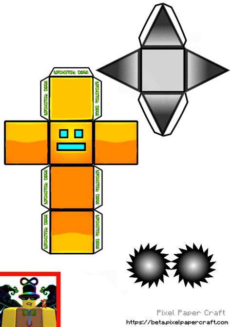 Pixel Papercraft Geometry Dash Cube Spike And Saw | Hot Sex Picture