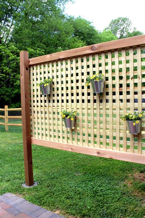 Wood Patio Privacy Screen DIY — Tag & Tibby Design | Privacy screen outdoor, Backyard privacy ...