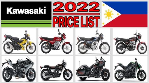 Kawasaki Motorcycle Price List In Philippines 2022 - YouTube