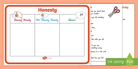 Philosophy Values - Honesty Activity Pack (Teacher-Made)