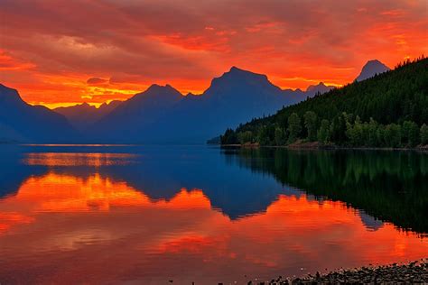 Lake McDonald Sunrise in Glacier National Park