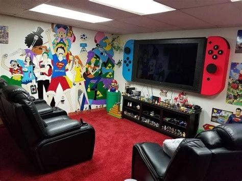 Pin by Lars Magne Valen on Geeky | Game room kids, Boys game room, Video game rooms