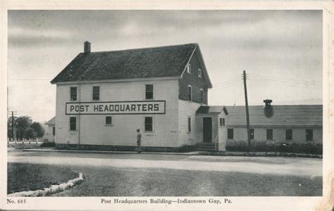 Post Headquarters Building Indiantown Gap, PA Postcard