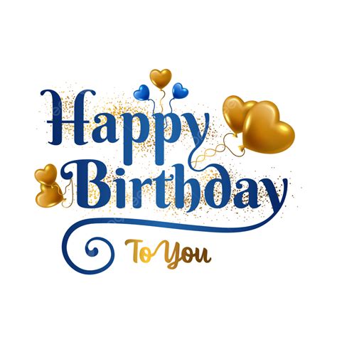 Happy Birthday Text Png Hd - Image to u