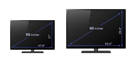 TV Dimensions (Measurements & Size Guide) - Designing Idea