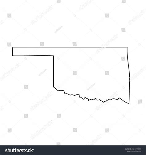 Oklahoma Outline Vector at Vectorified.com | Collection of Oklahoma ...