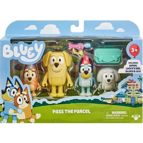 Bluey Pass the Parcel Figure 4pk