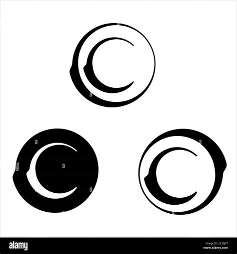 Copyright Icon, Copyright Letter C Symbol Vector Art Illustration Stock Vector Image & Art - Alamy