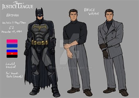 Batman (Bruce Wayne) Character Design by Domnorian on DeviantArt