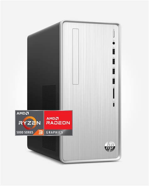 HP Pavilion Desktop PC, AMD Ryzen 3 5300G, 4 GB RAM, 256 GB SSD, Windows 11 Home, Wi-Fi 5 ...