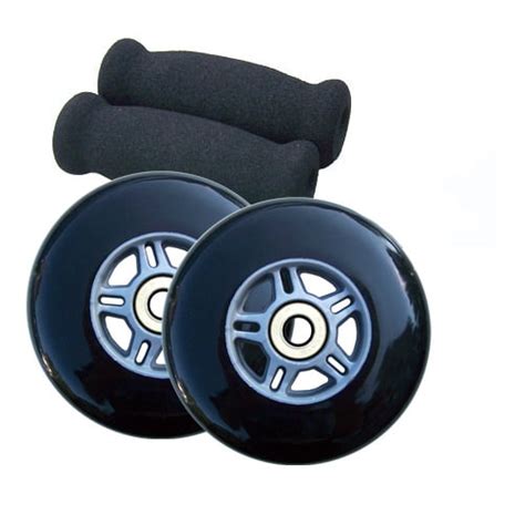 BLACK Replacement Razor Scooter WHEELS, BEARINGS, GRIPS - Walmart.com ...