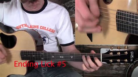 Flatpicking Bluegrass Guitar Endings in "G" Lesson | Guitar, Guitar lessons, Bluegrass