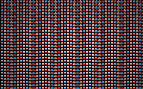 Wallpaper : 3840x2400 px, digital art, minimalism, Pac Man, pattern ...