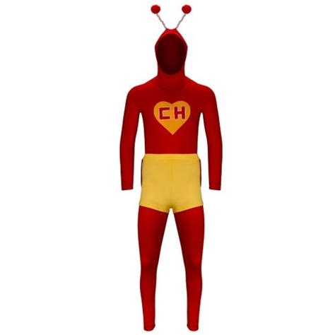 El Chapulín Colorado Cosplay Costume The Red Grasshopper Superhero Uniform In Stock-Takerlama ...