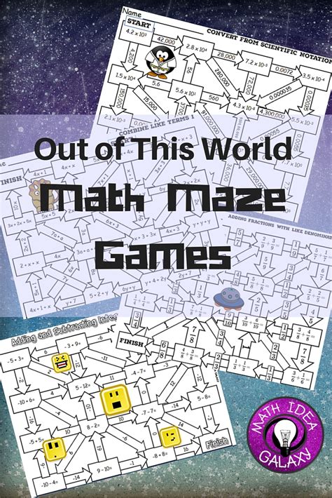 Using Maze Games in the Middle School Math Classroom - Idea Galaxy