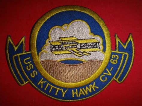 VIETNAM WAR PATCH US Navy Aircraft Carrier USS KITTY HAWK CV-63 $13.95 ...