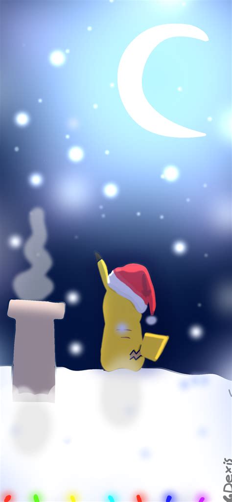 Christmas Pikachu Wallpaper