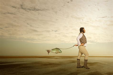 Walking With Fish Photograph by Christine Von Diepenbroek - Fine Art America