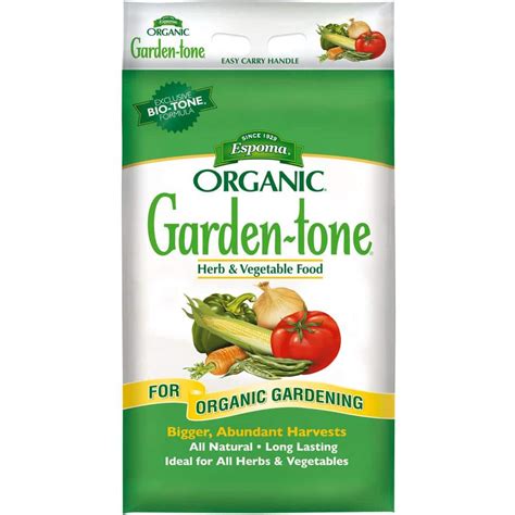 Espoma Garden Tone 27 lb. Organic Herb and Vegetable Fertilizer 3-4-4 ...