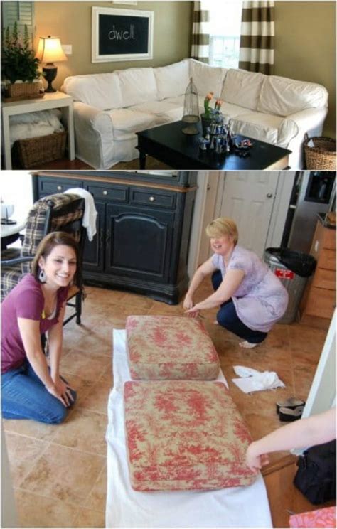 20 Easy To Make DIY Slipcovers That Add New Style To Old Furniture ...